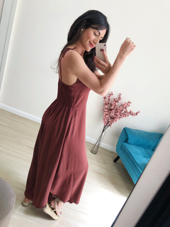 Macacão Isabela - Marrom - Moda feminina & Acessórios | Storin