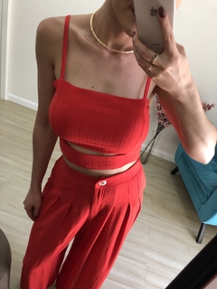 Cropped Sabrina - Vermelho - comprar online