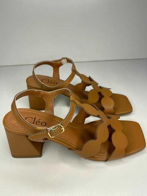 SANDÁLIA CLÉO VERÃO SALTO BLOCO