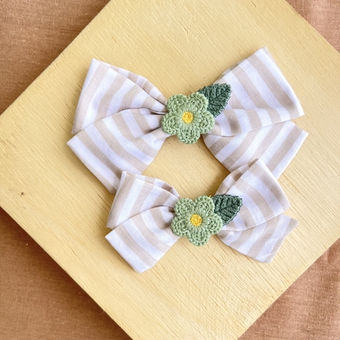 Laço listras areia (unidade)