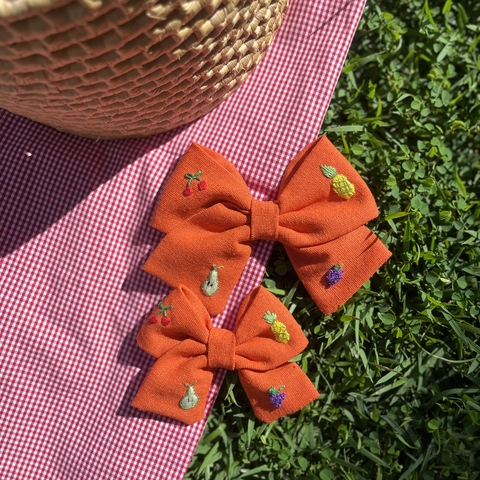 Laço Laranja Frutinhas (unidade)