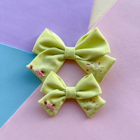 Laço Verde lima Doce Infância (unidade)