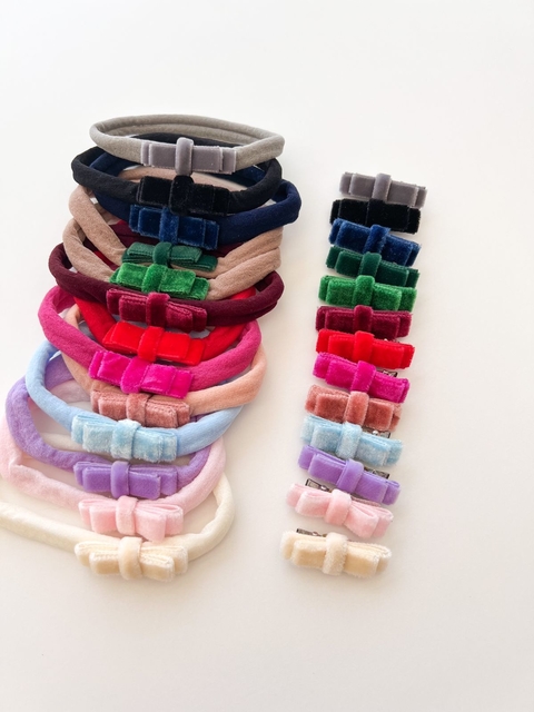 Laço chanel duplo veludo RN