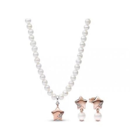 Set perlas y estrella Pand.