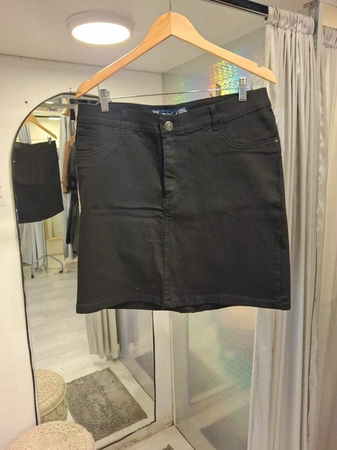 Pollera Negro Dobles Cenitho - comprar online