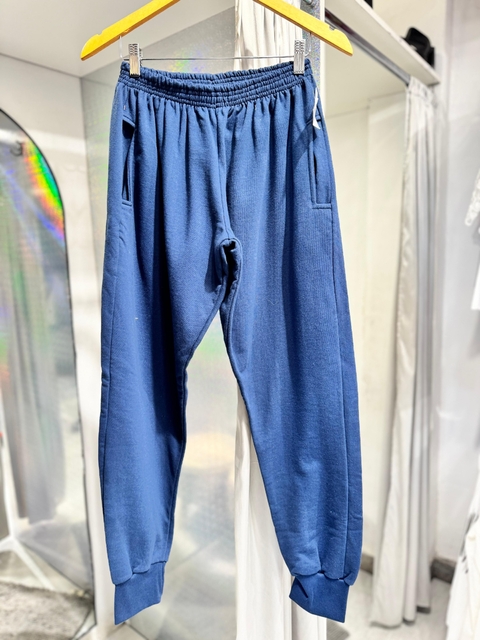 Jogging azul con puño - comprar online