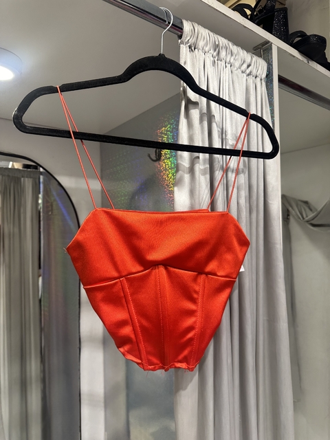 Top Satén Corset - comprar online