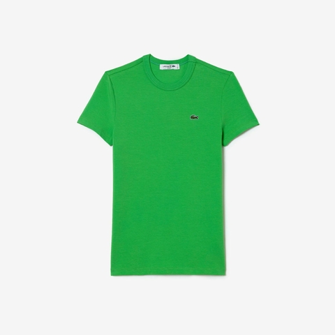 REMERA AJUSTADA DE PUNTO ELÁSTICO LACOSTE - TF 7218 - IXU