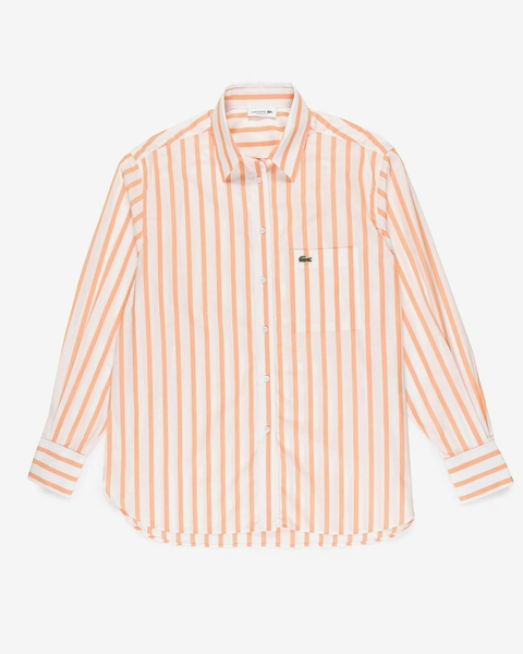 CAMISA DE POPELÍN BORDADA LACOSTE - CF 9728 - I5K