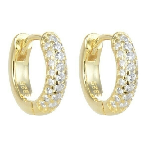 ARO1129 AROS HUGGIES PLATA 925 - comprar online