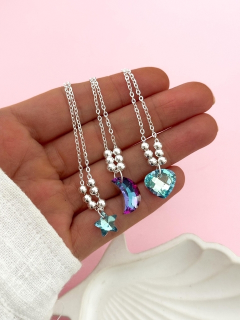 Pack x5 Collares Swarovski CD18- No acumula descuento