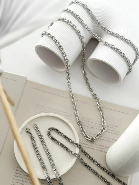 Pack x3 Cadenas de Acero Quirúrgico CD566