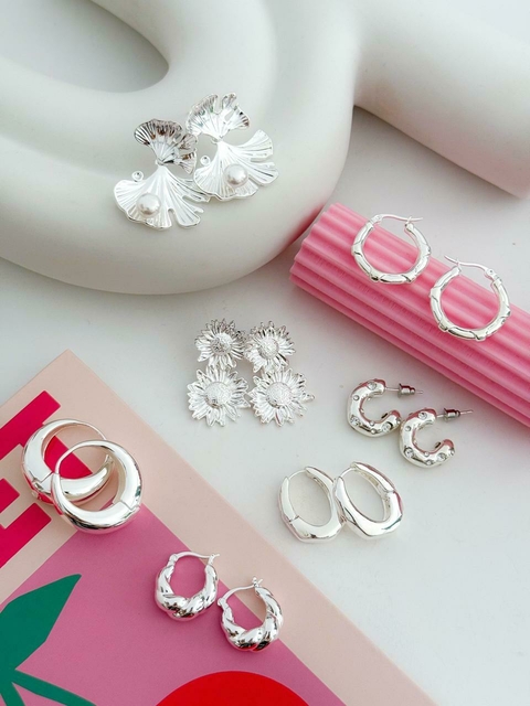 PACK X3 AROS Y ARGOLLAS SURTIDAS CD1072 - comprar online