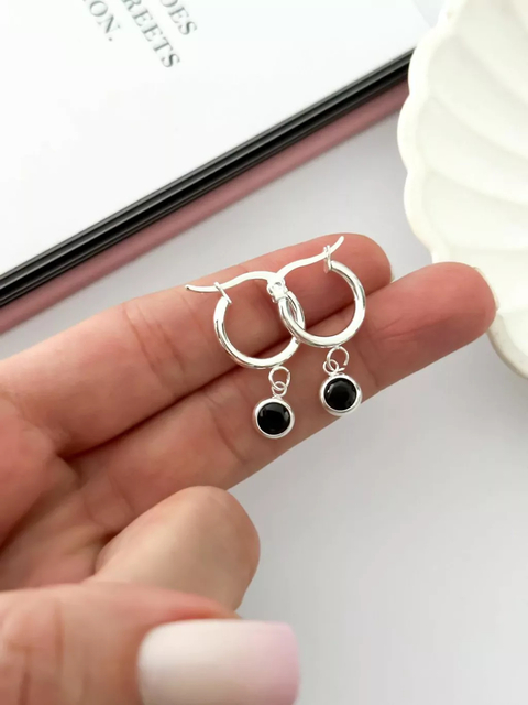 Argolla Cristal Susanitos Negro