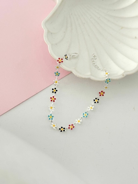 Pulsera Mini Florcitas Color PULB90