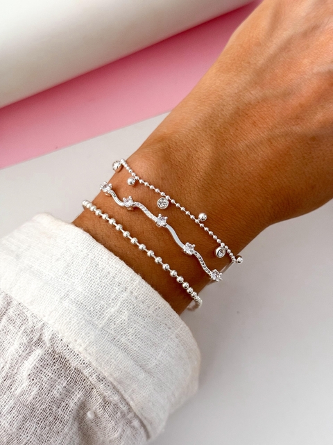 PACK x3 PULSERAS WHITE CD671 - comprar online