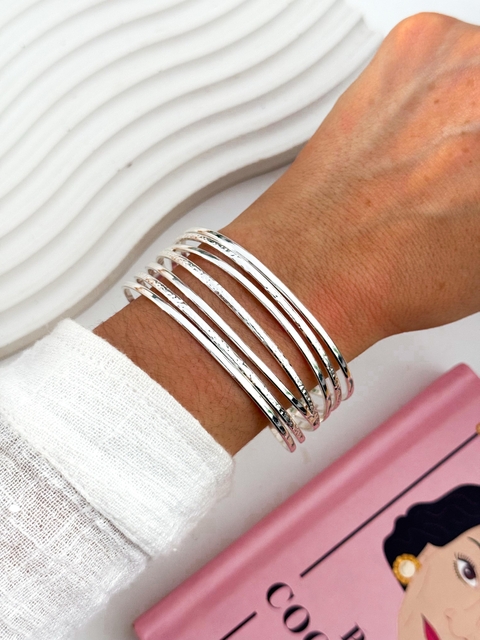 BRAZALETE ACERO BLANCO PULB503 - comprar online