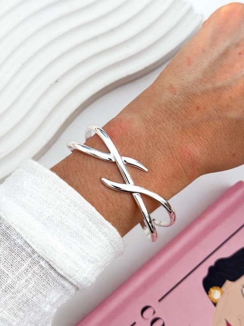 BRAZALETE ACERO BLANCO PULB513 - comprar online