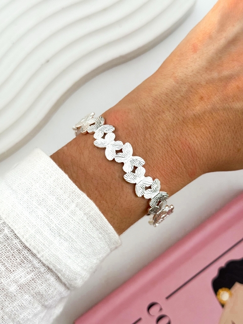 BRAZALETE ACERO BLANCO PULB518 - comprar online