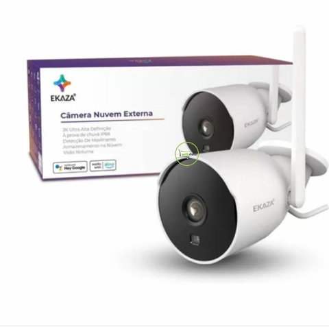 Camera Externa WiFi Tuya Nuvem Ekaza Alexa e Google T2233