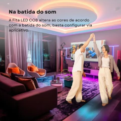 Kit Fita Led COB RGB Wi-Fi 5m Novadigital - Tuya - Will Store