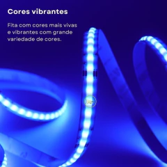 Kit Fita Led COB RGB Wi-Fi 5m Novadigital - Tuya - loja online