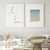 Composição com 2 Quadros Decorativos - Be Brave + Life 05 Retangular
