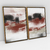 Composição com 2 Quadros Decorativos - Necessary part abstract set No. 01 + No. 02 - loja online