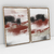 Imagem do Composição com 2 Quadros Decorativos - Necessary part abstract set No. 01 + No. 02