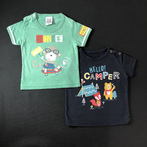 Dupla camisetas / 0-3M