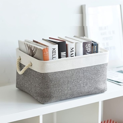 CESTO PLEGABLE RECTANGULAR C/ MANIJA