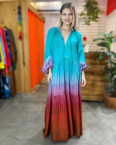Imagem do Vestido Marrocos Degradê Azul