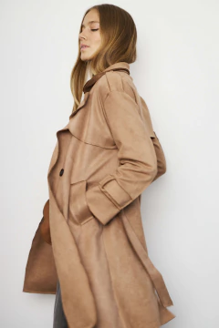 TRENCH SWEDE GAMUZADO - comprar online