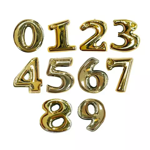 Número Dourado para Personalização