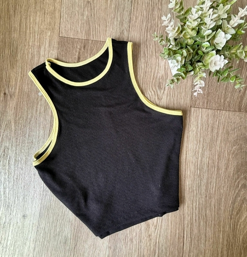 CROPPED DTF 0500318 REGATA CANELADO - comprar online