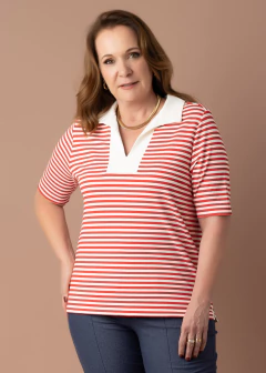 Blusa Prímula vermelha na internet