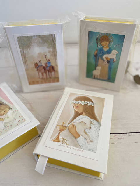 Caja misal para llevar las estampitas (con la estampa que elijas)