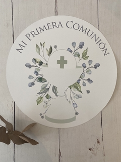 Cartel Comunión circular (varios colores)
