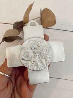 Cunero Cruz Sagrada Familia (BAÑO DE PLATA)