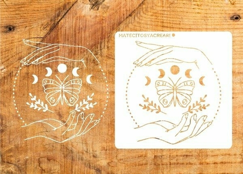 Stencil 20X20CM COD E4 - 07