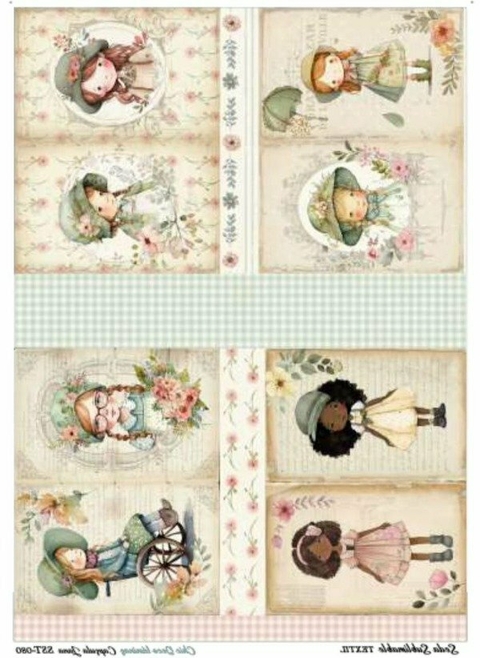 Lámina de seda sublimable 50x35cm chic deco cod 080 - comprar online