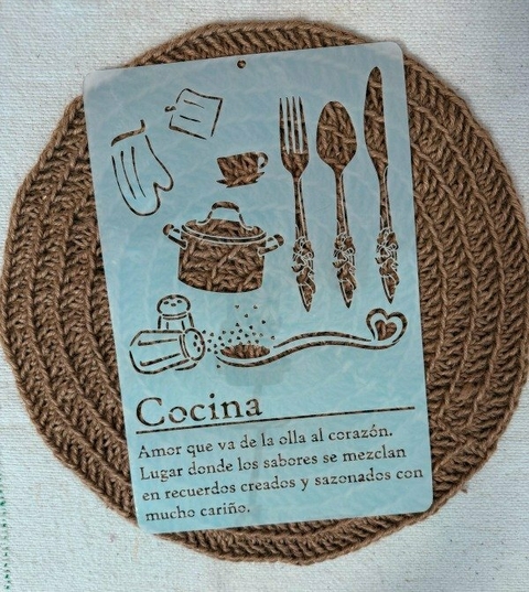 Stencil 20X30CM COD d3 - 74 - comprar online