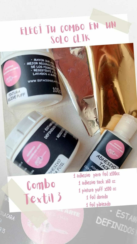 Combo textil 3 Estación del Arte