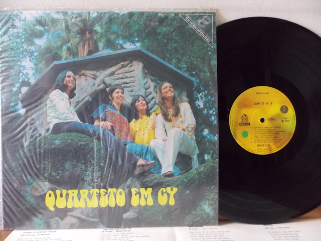 LP QUARTETO EM CY - 1972 - ODEON - C/ ENCARTE - 1ª EDIÇÃO