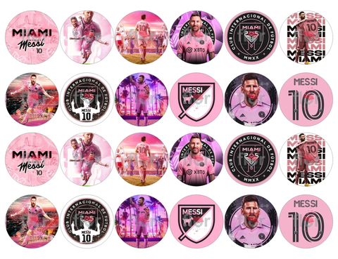 24 topper oreos Messi Choco Transfer