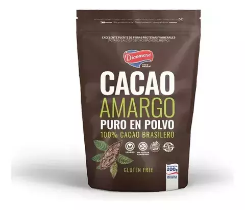 Cacao Amargo en Polvo 200g Dicomere