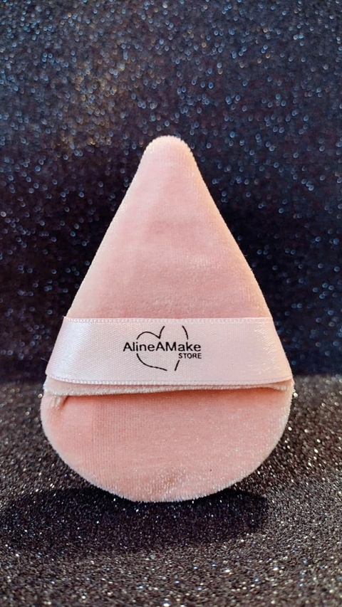 ESPONJA DE VELUDO ALINE AMAKE STORE - ROSA BEBÊ