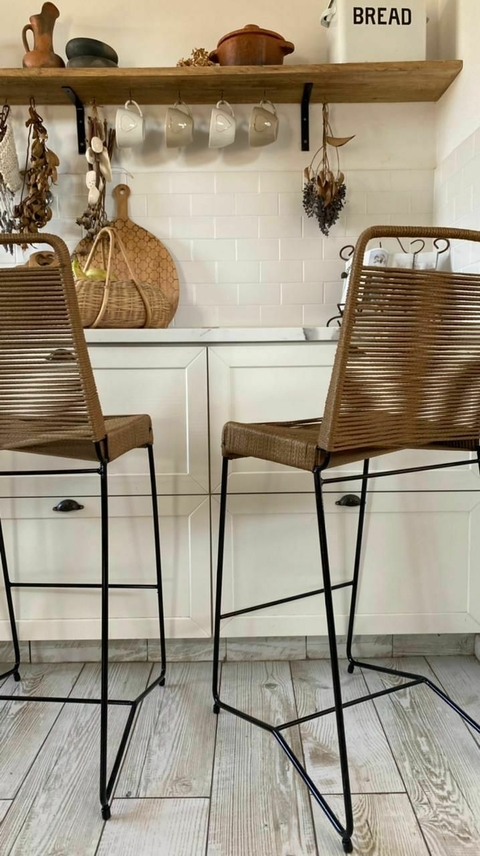 Set de 4 Banquetas Tulum Plus - Soga sintética - comprar online
