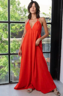 Vestido Renatta Bambula espalda descubierta - GARAGE 3117