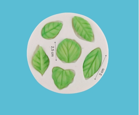 MOLDE DE SILICONE - 6 FOLHAS - comprar online